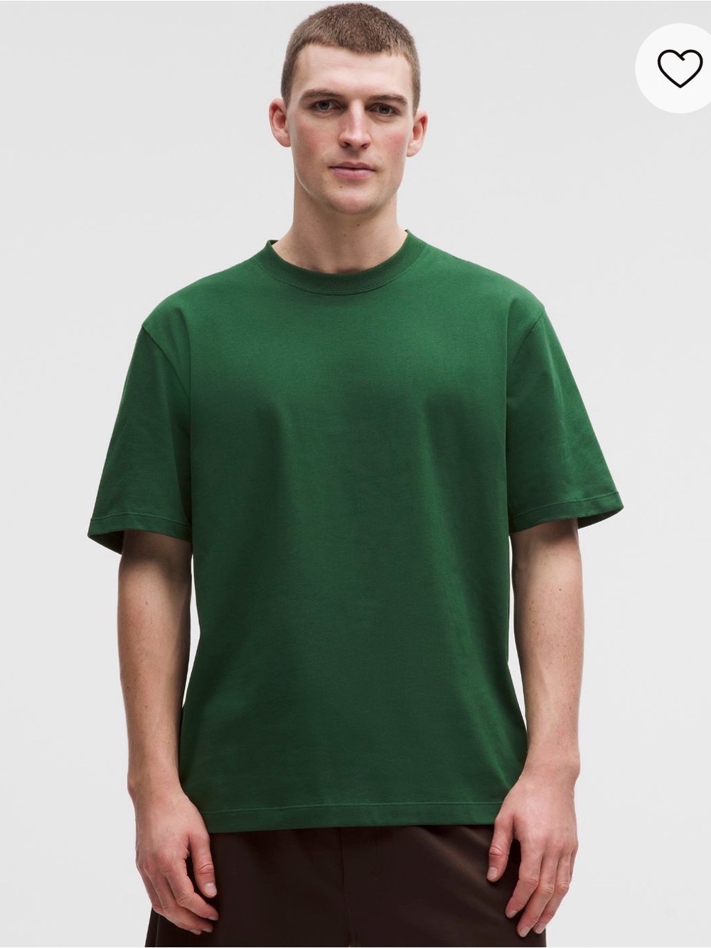 Lululemon Men’s Heavyweight Cotton Jersey T-Shirt Medium in Ivy Grove